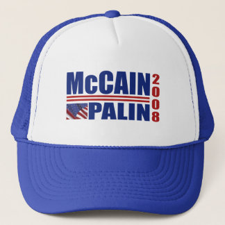 McCain Palin2008 hattar Truckerkeps