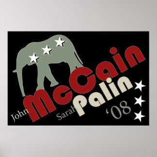 McCain Palin 08 Poster Banner