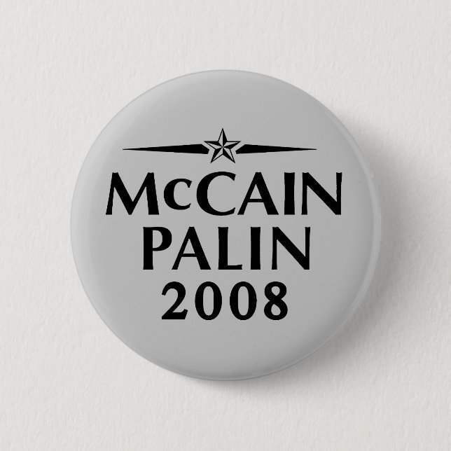 McCain Palin 2008 knäppas Knapp (Framsida)