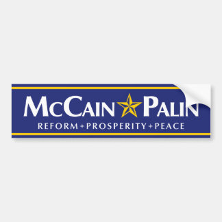 McCain-Palin bildekal
