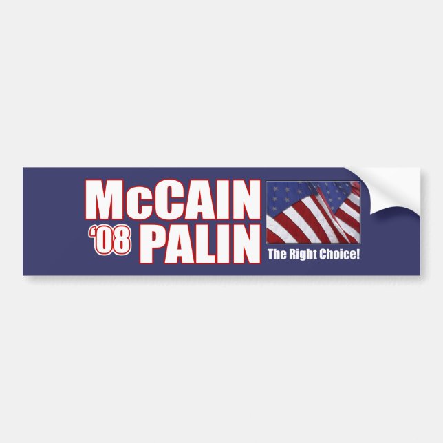 McCain Palin bildekal (Framsidan)