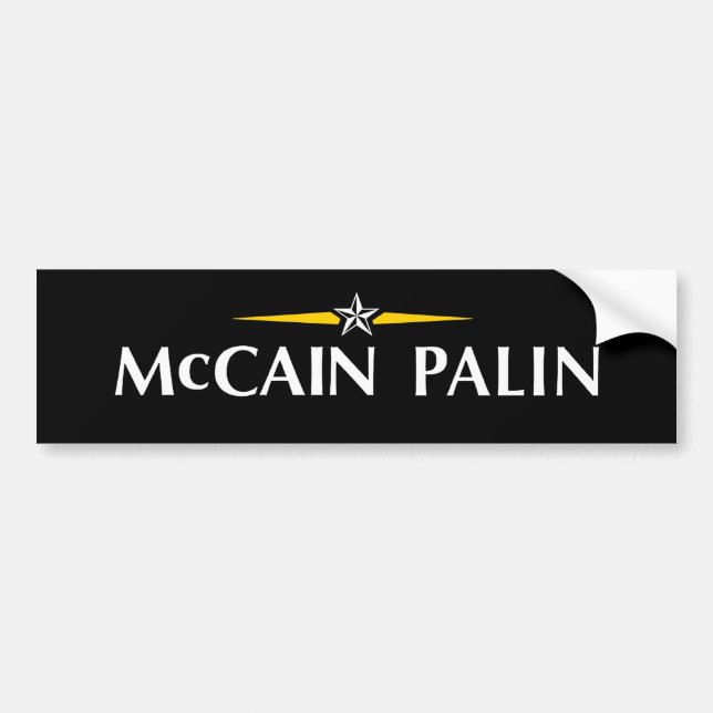 MCCAIN PALIN Bildekal (Framsidan)