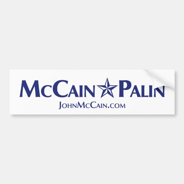 McCain-Palin bildekal (Framsidan)