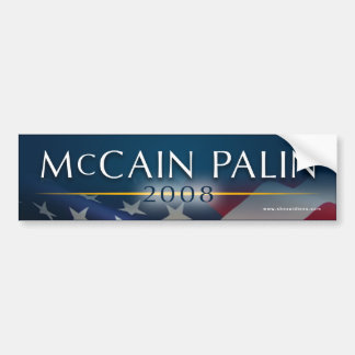 McCain Palin bildekal 2008
