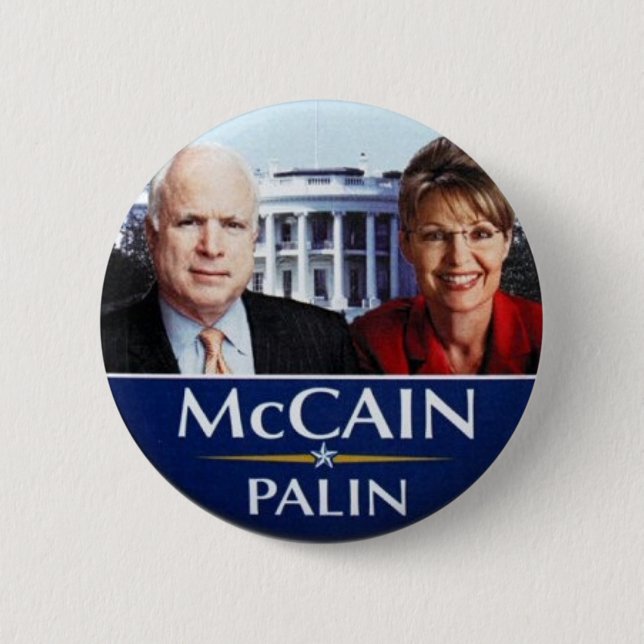 McCAIN-Palin knäppas Knapp (Framsida)