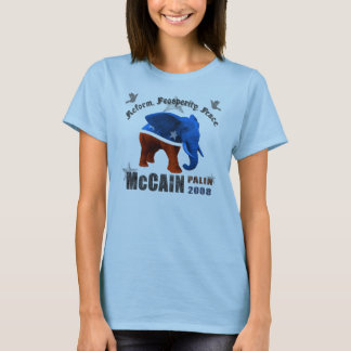 McCain Palin Reform Prosperitet Fred Kvinnors Tröj T Shirt