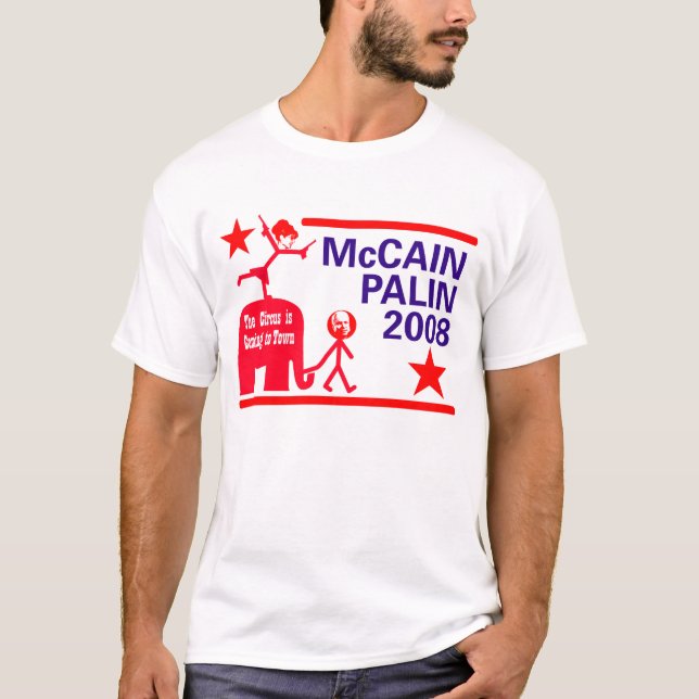 McCain Palin regel 2008 T Shirt (Framsida)