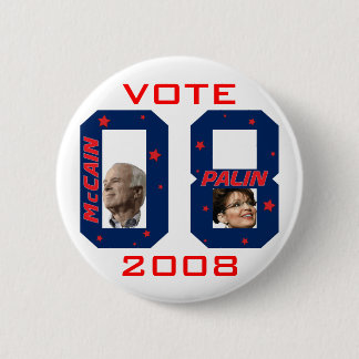 McCain Palin RÖSTAR 2008 Knapp