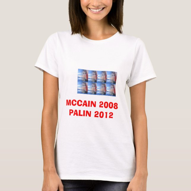 McCain Palin T-tröja Tee Shirt (Framsida)