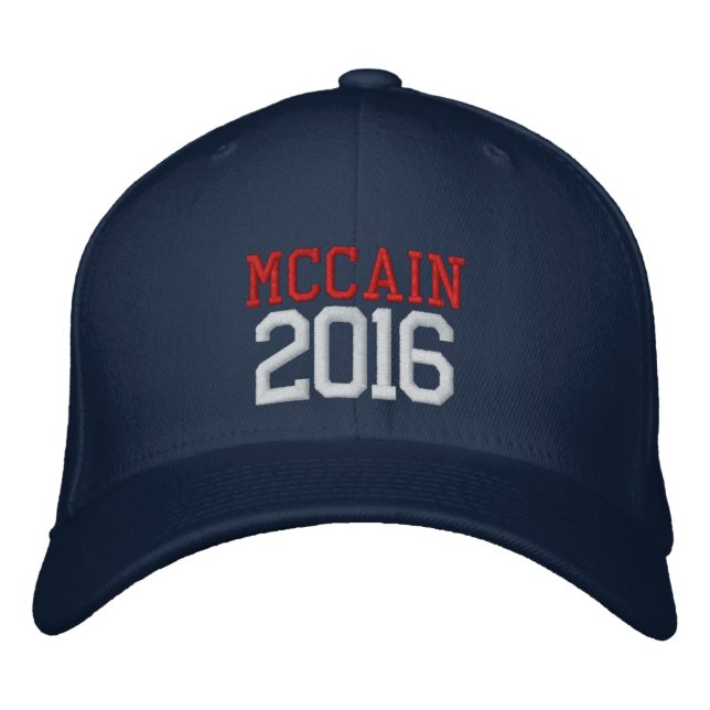 McCain President 2016 Broderad Keps (Framsida)