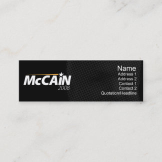 McCain - smala Mini Visitkort