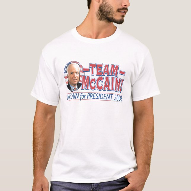 McCain Team Shirt Tee Shirt (Framsida)