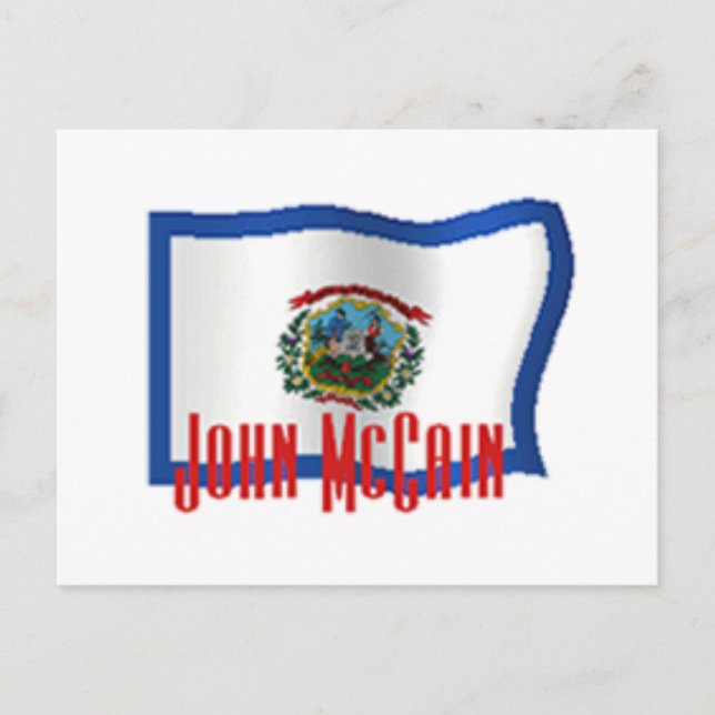 McCain Väster Virginia Postcard Vykort (Framsida)