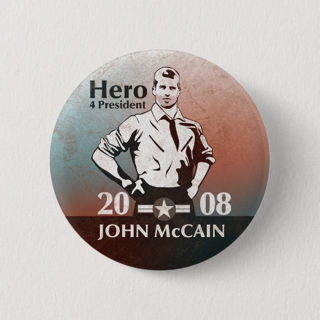 McCain vintagestil, Hero. Knapp (Framsida)