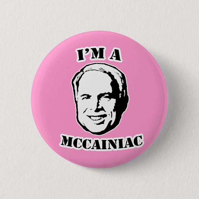 McCainiac Button Knapp (Framsida)