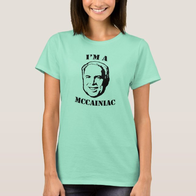 Mccainiac T-shirt (Framsida)