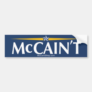 McCain't bildekal