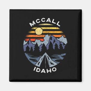 Mccall Idaho Bergsemester Camping Souvenir Magnet