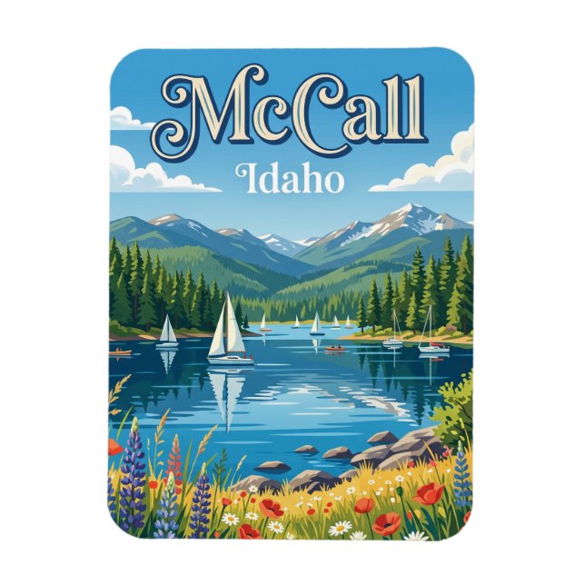 McCall Idaho Magnet (Vertikal)