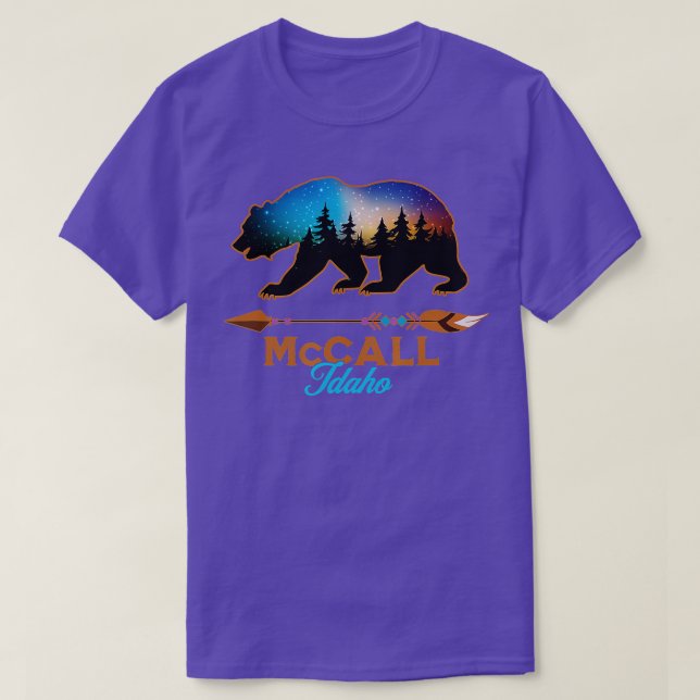 McCall Idaho Souvenir T Shirt (Design framsida)