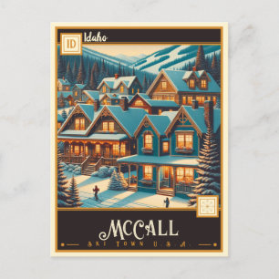 McCall, Idaho VINTAGE Vykort