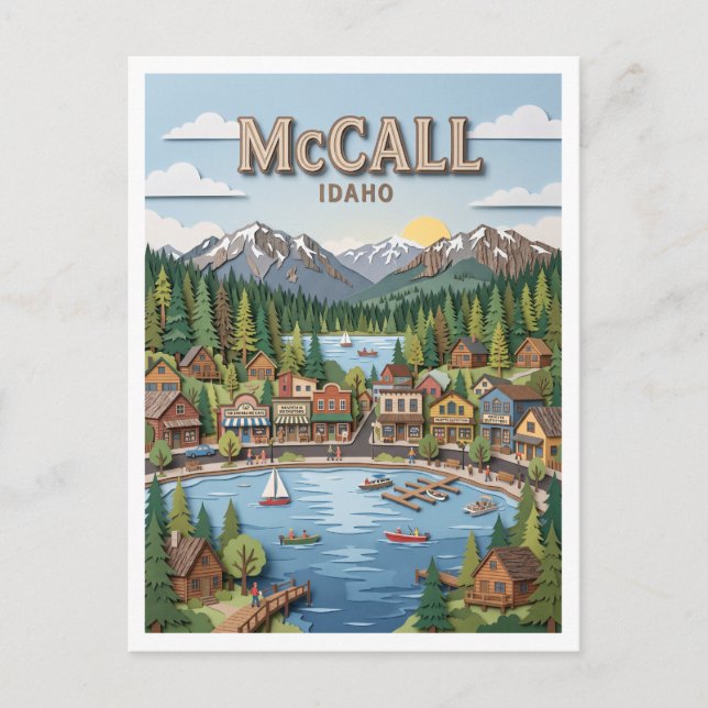 McCall Idaho Vykort (Framsida)