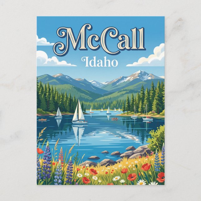 McCall Idaho Vykort (Framsida)