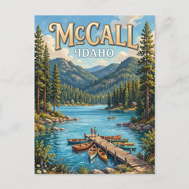 McCall Idaho Vykort (Framsida)