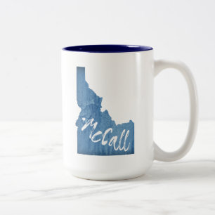 McCall Idaho Wood Grain Två-Tonad Mugg