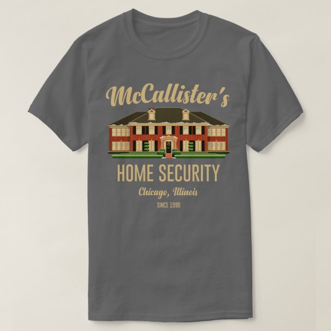 McCallisters hemsäkerhet T Shirt (Design framsida)