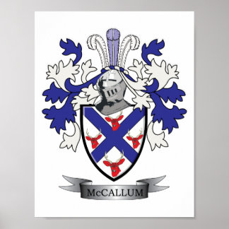 McCallum Family Crest Jackar av Arm Poster