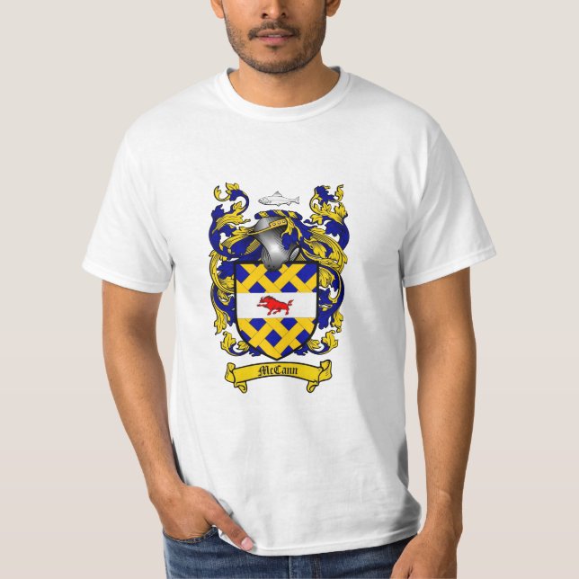 McCann familjvapensköld - McCann vapensköld T-shirt (Framsida)