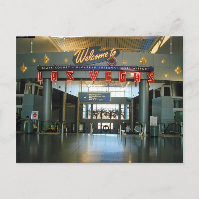 McCarran Airport Las Vegas Concle D Postcards Vykort (Framsida)