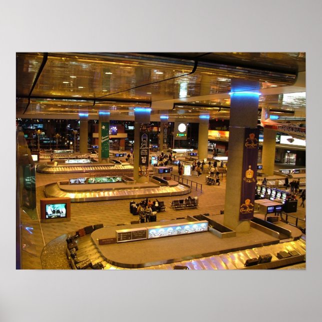 McCarran Airport Las Vegas Poster Skriv ut (Framsidan)