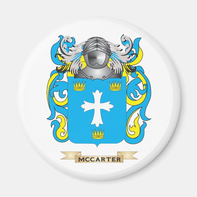 McCarter Jackar av Arm (Family Crest) Magnet (Framsidan)