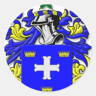 McCarter vapensköld Runt Klistermärke