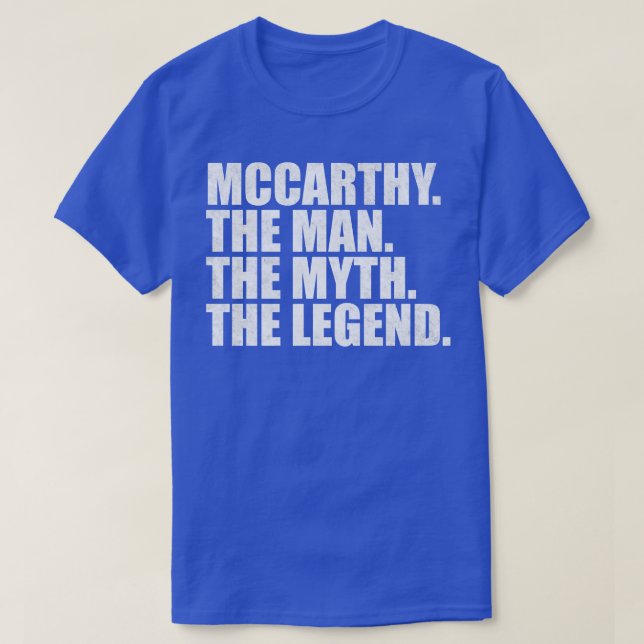 McCarthy Familj namn McCarthy Efternamn Mc T Shirt (Design framsida)