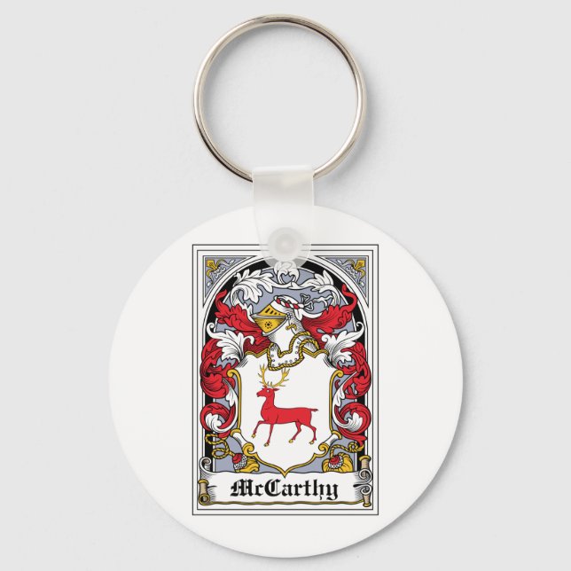 McCarthy Family Crest Nyckelring (Framsida)
