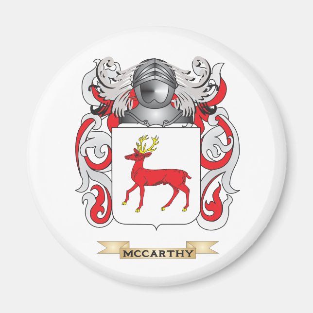 McCarthy Jackar av Arm (Family Crest) Magnet (Framsidan)