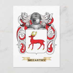 McCarthy Jackar av Arm (Family Crest) Vykort