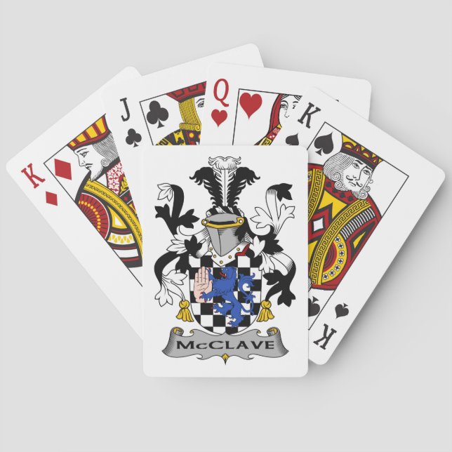 McClave Family Crest Casinokort (Baksidan)
