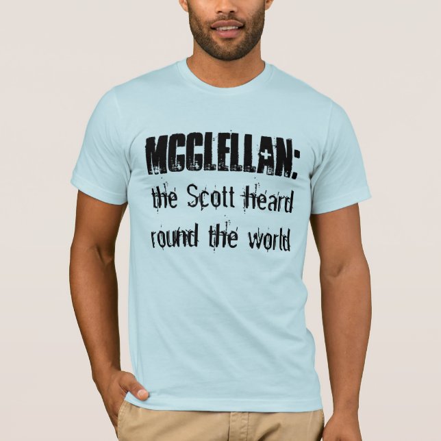 McClellan:  den Scott hörda rundan världen T-shirt (Framsida)