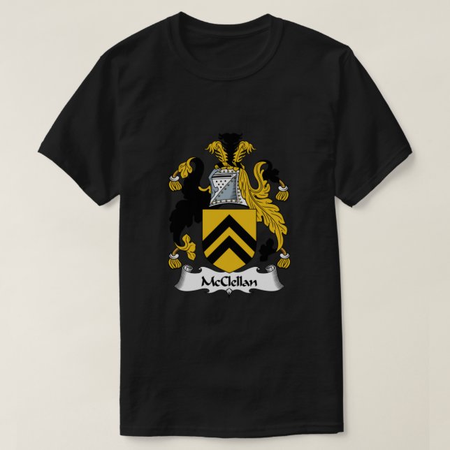McClellan Jackar om Arm McClellan Family Crest T Shirt (Design framsida)