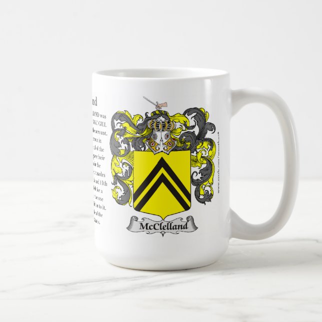 McClelland familjvapensköld Kaffemugg (Höger)