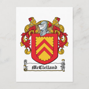 McClelland Family Crest Vykort
