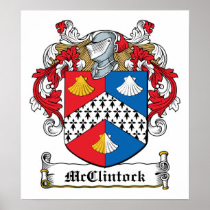 McClintock familjvapensköld Poster