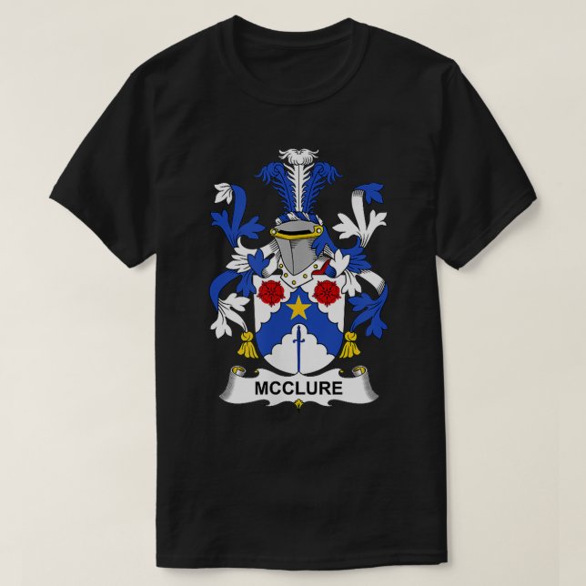 McClure Jackar om Arm Family Crest T Shirt (Design framsida)