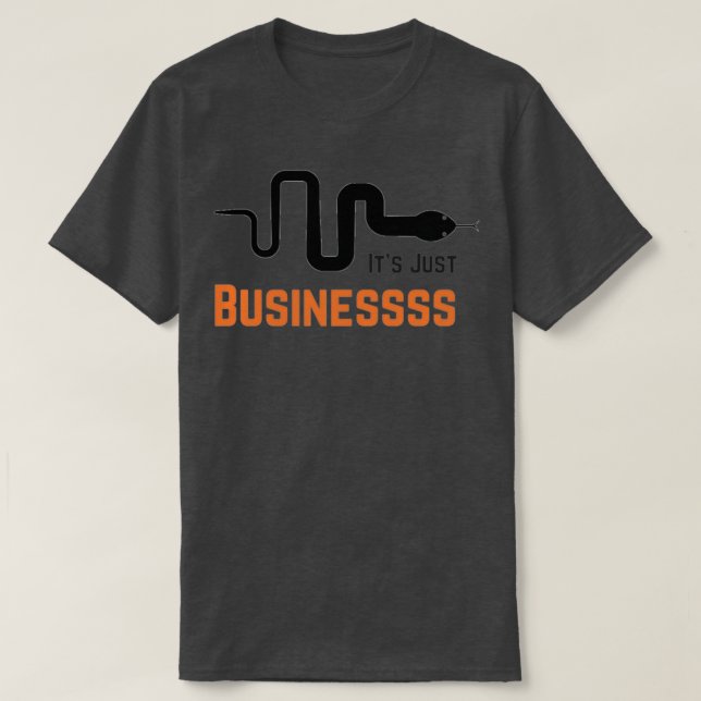 McCombs Snake, just Business T Shirt (Design framsida)