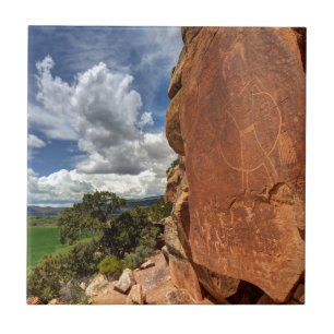 Mcconkie ranchPetroglyph - Utah Kakelplatta