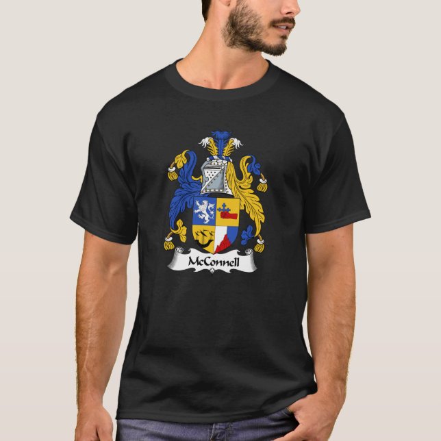 McConnell Jackar om Arm McConnell Family Crest T Shirt (Framsida)